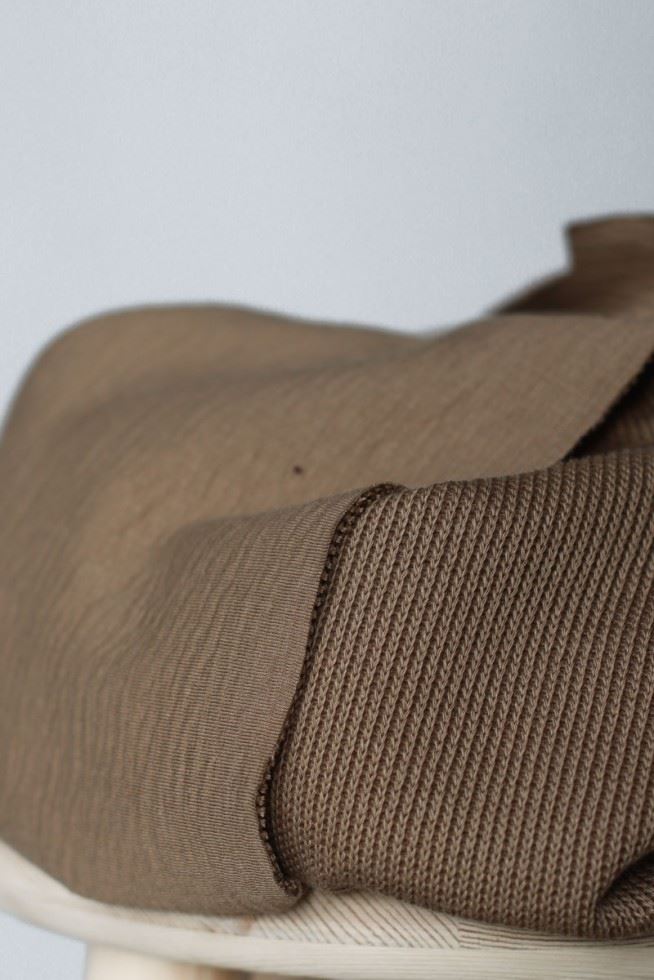 Mind The Maker Camel Dante Double Face Sweater Knit Stretch Fabric