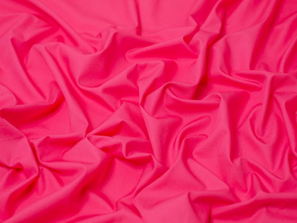 Minerva Core Range Light 100% Cotton Poplin Fabric Cerise Pink