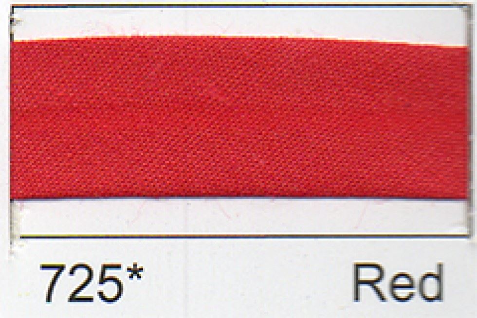 Essential Trimmings Polycotton Bias Binding Tape Red
 