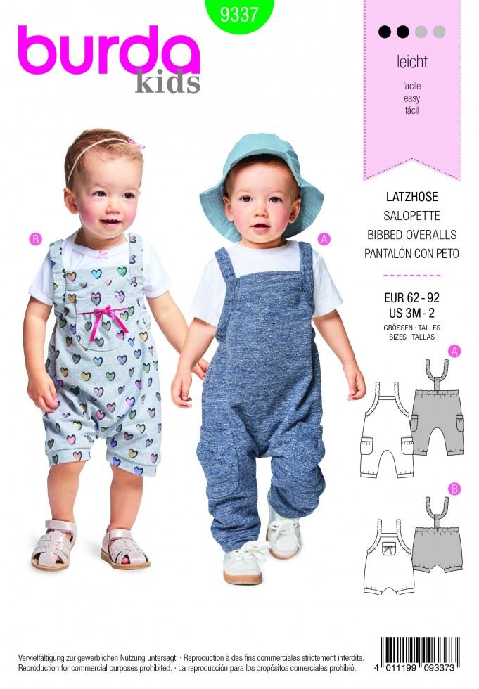 Burda Paper Sewing Pattern 9337
 
