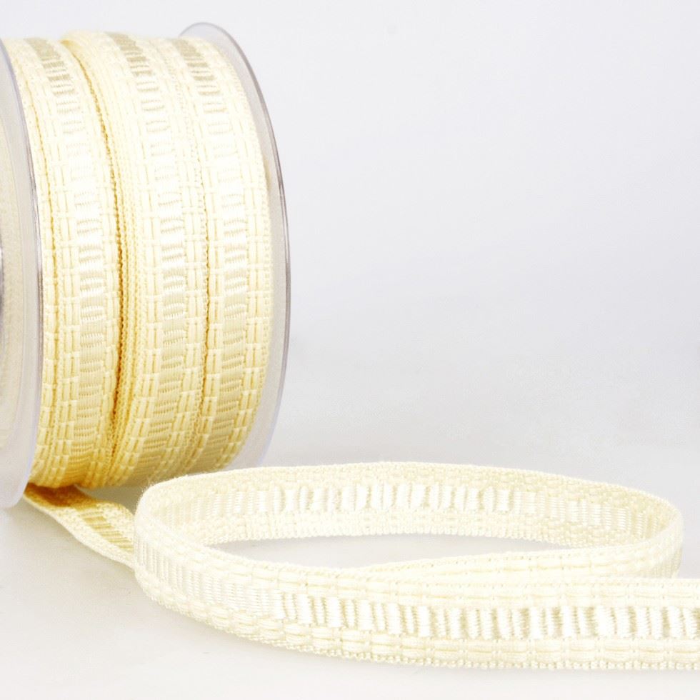 Stephanoise Flat Braid Trim Ivory
 