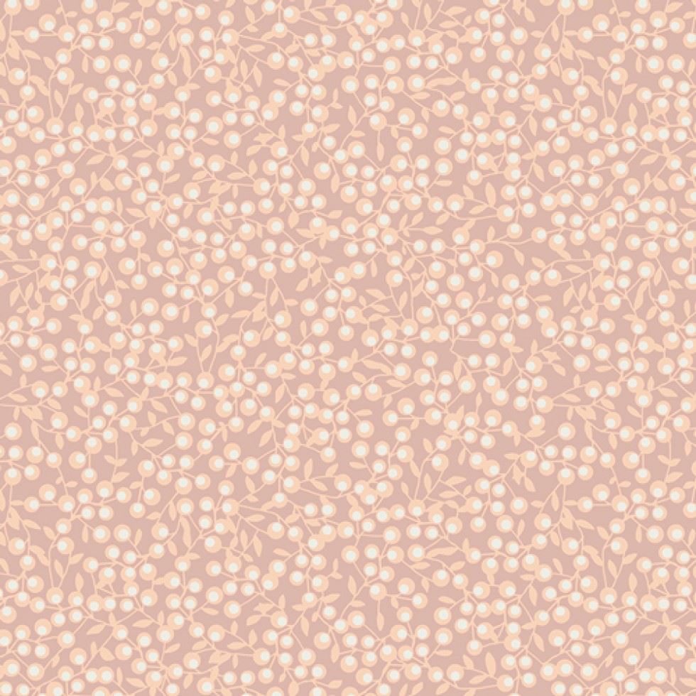 Art Gallery Fabrics Blithe 100% Cotton Poplin Fabric Winterberries Gold
 