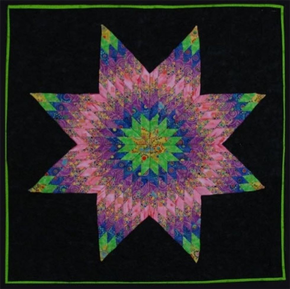 Paper Pieces EPP Quilting Pattern Little Lone Star
 