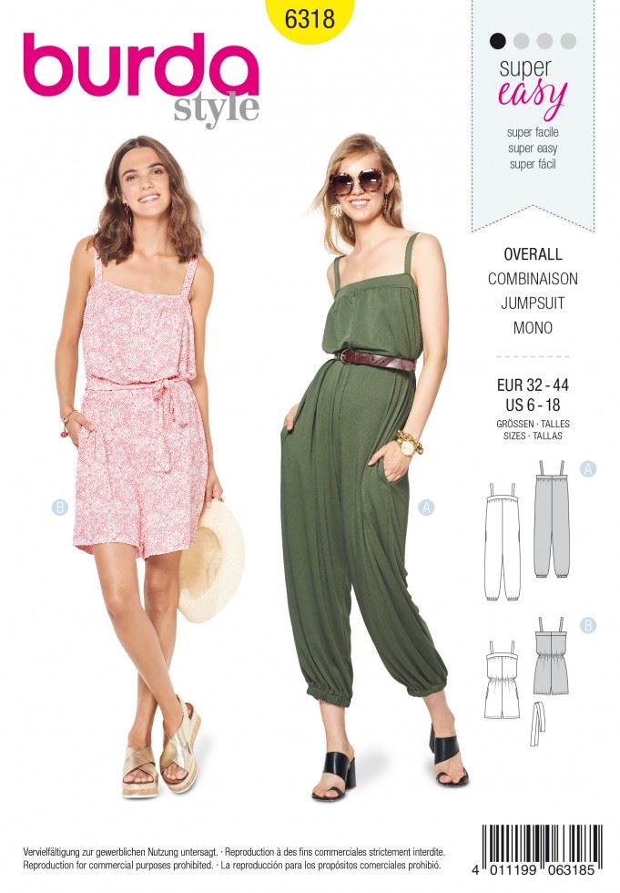 Burda Sewing Pattern 6318
