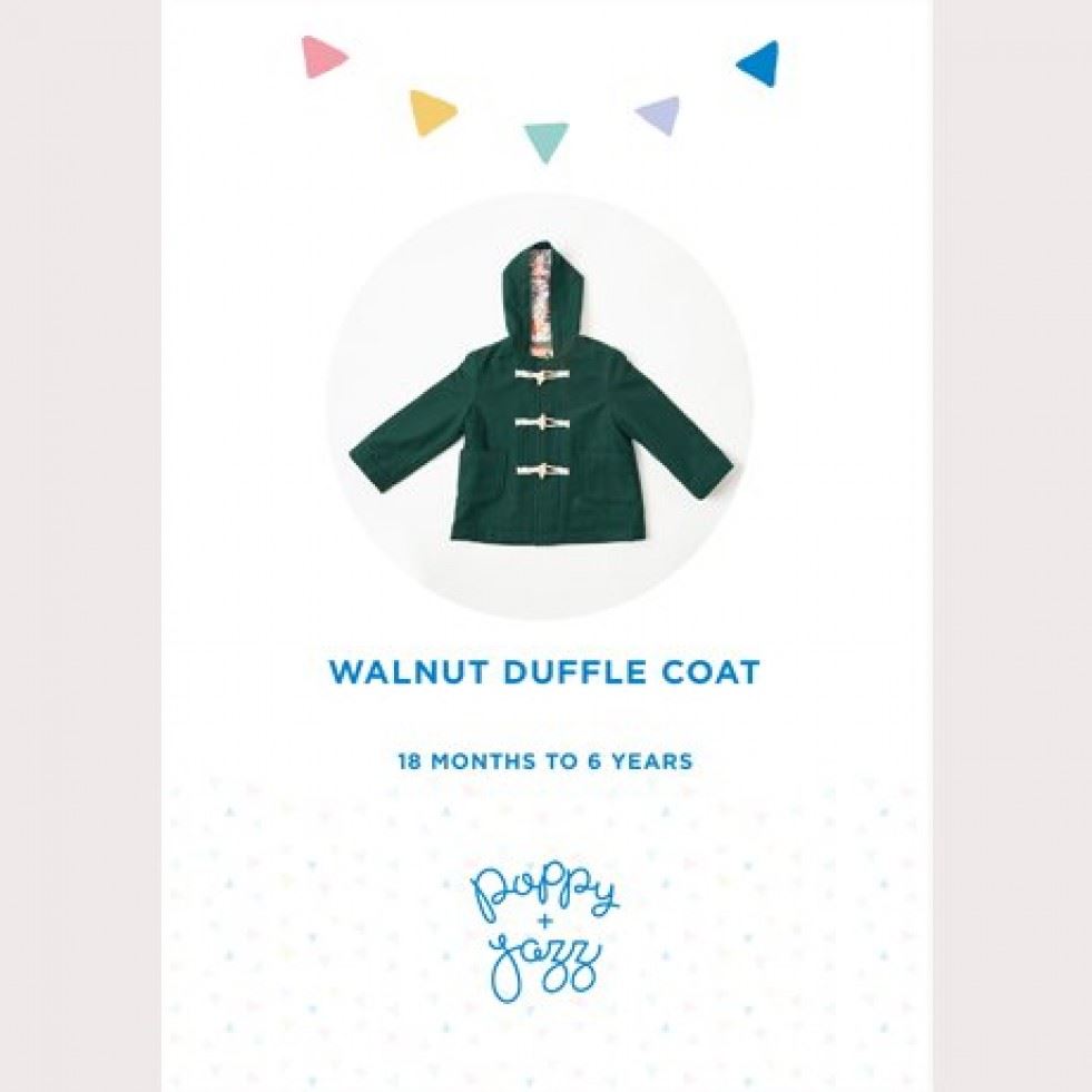 Poppy and Jazz Paper Sewing Pattern Walnut Duffle Coat
 