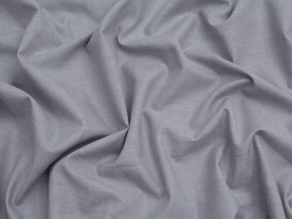 Yarn Dyed Cotton Chambray Fabric 144cm / 57" Wide - per metre - Picture 5 of 10