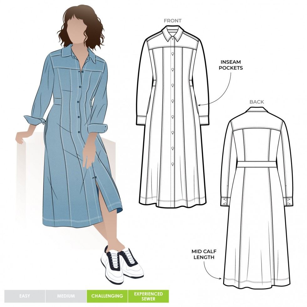 Style Arc Sewing Pattern Tatum Dress