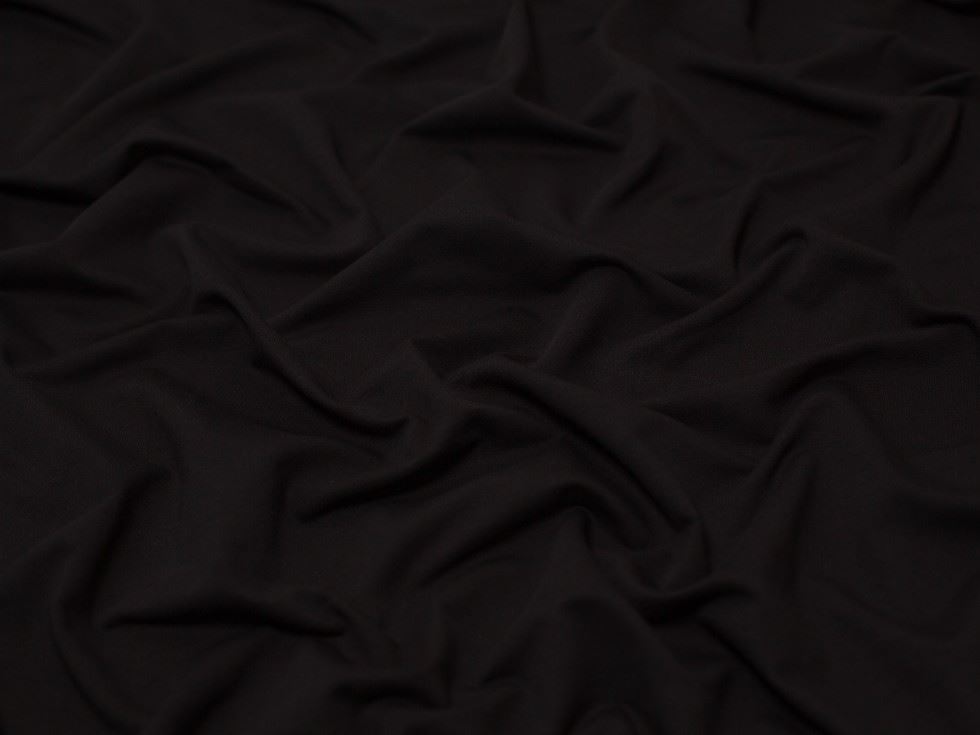 Minerva Core Range Black Light Loop Back French Terry Stretch Knit Fabric
