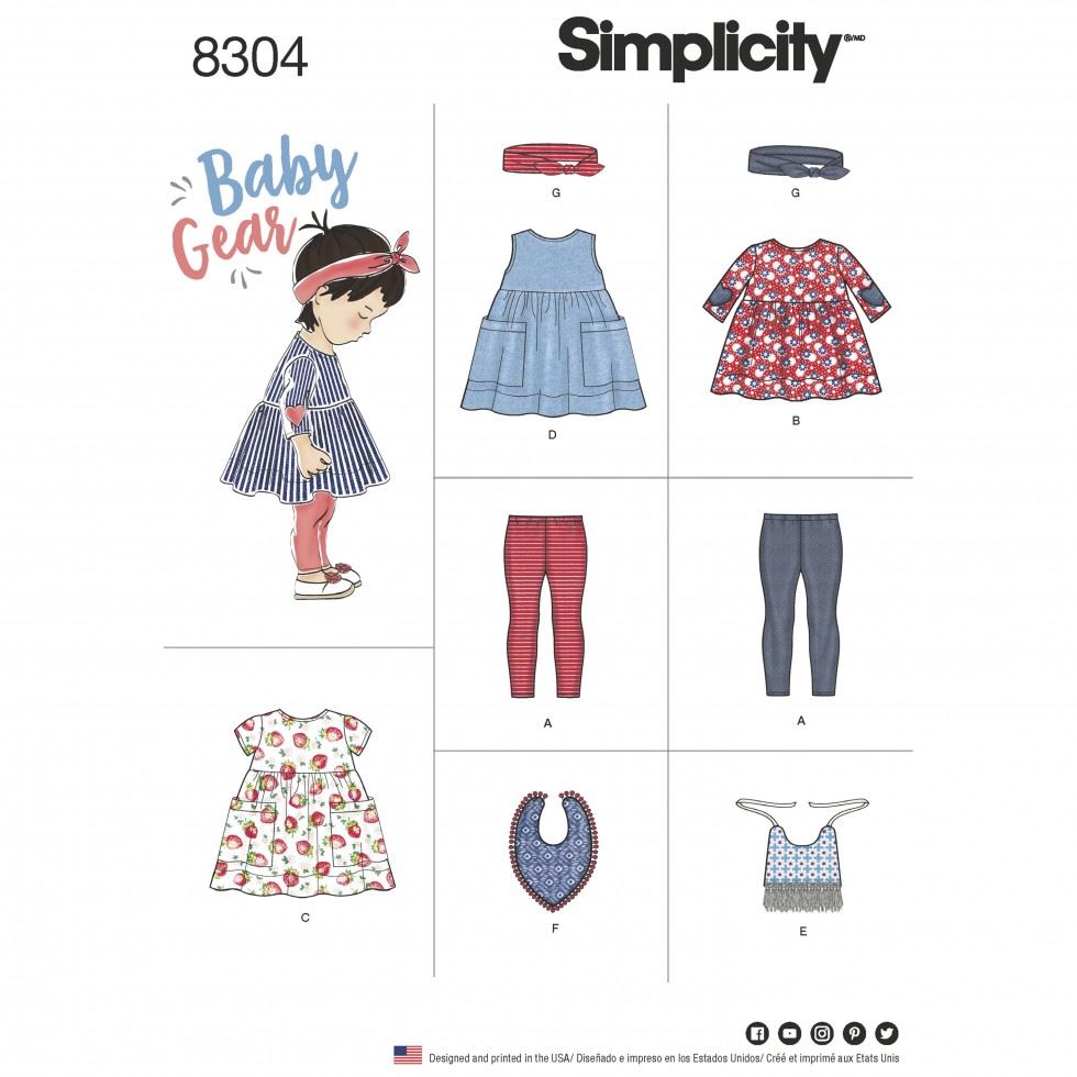 Minerva Sewing Pattern 8304 Simplicity Simplicity-8304-A