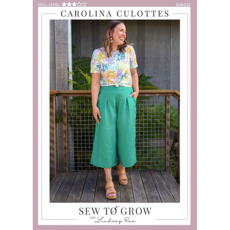 Sew To Grow Paper Sewing Pattern Carolina Culottes
 
