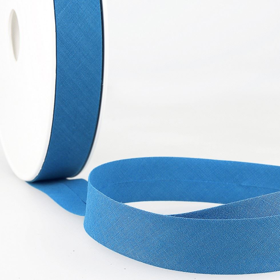 Stephanoise Polycotton Bias Binding Tape Rich Blue
 