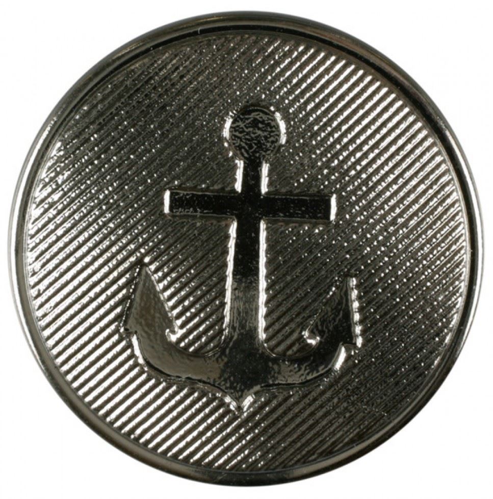Dill Silver Round Plastic Buttons (Value Pack)