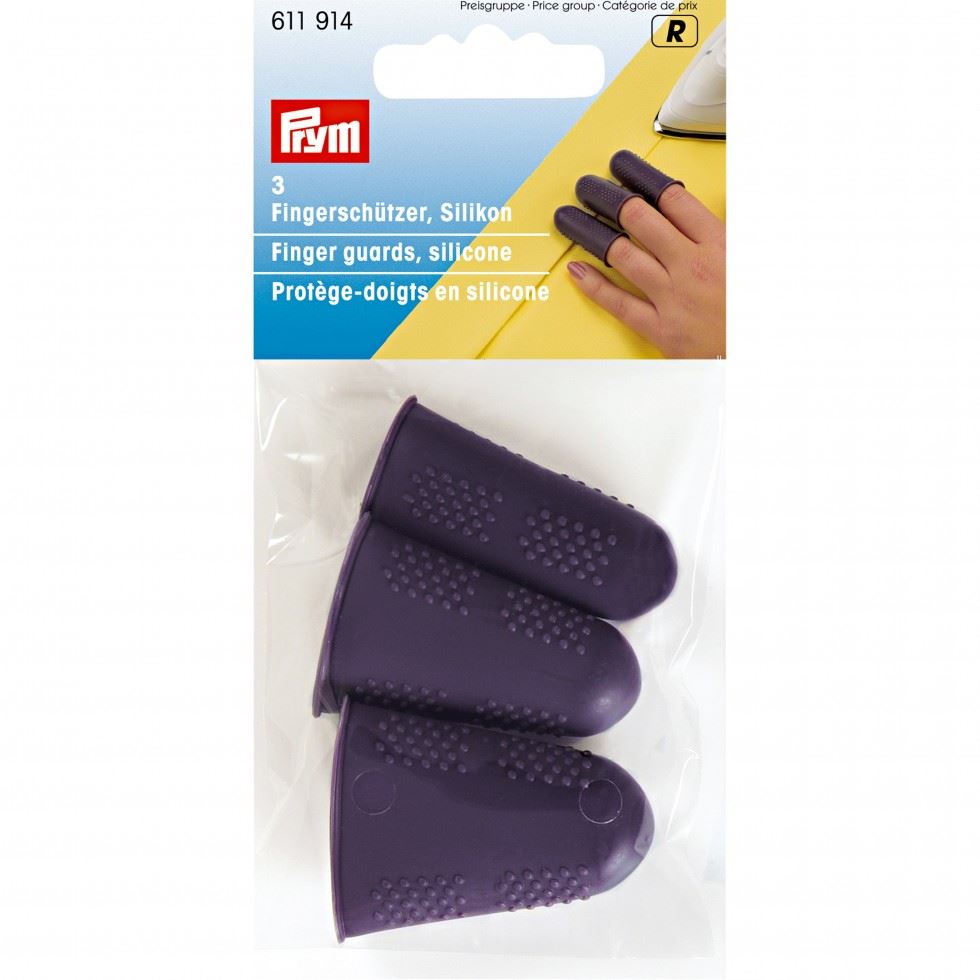 Image of Prym Silicone Finger Guards Purple