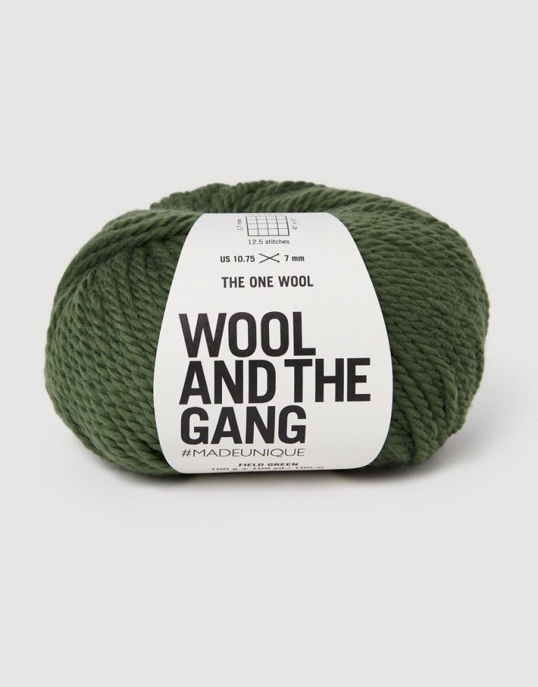 Wool and the Gang The One Wool Chunky Yarn Field Green