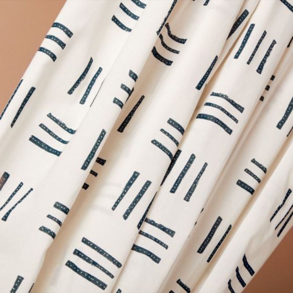Atelier Brunette Native Cotton Lawn Fabric Off White