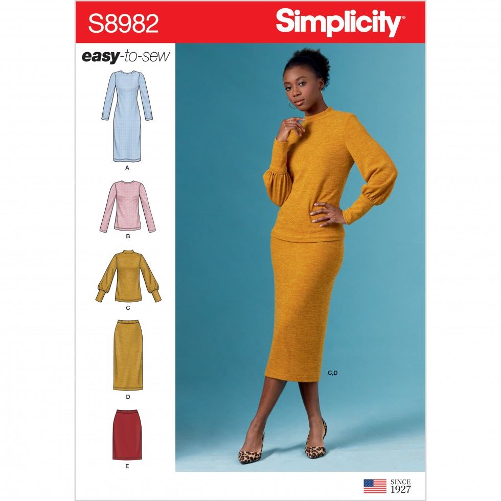 Minerva Sewing Pattern 8982 Simplicity Simplicity-8982-H5