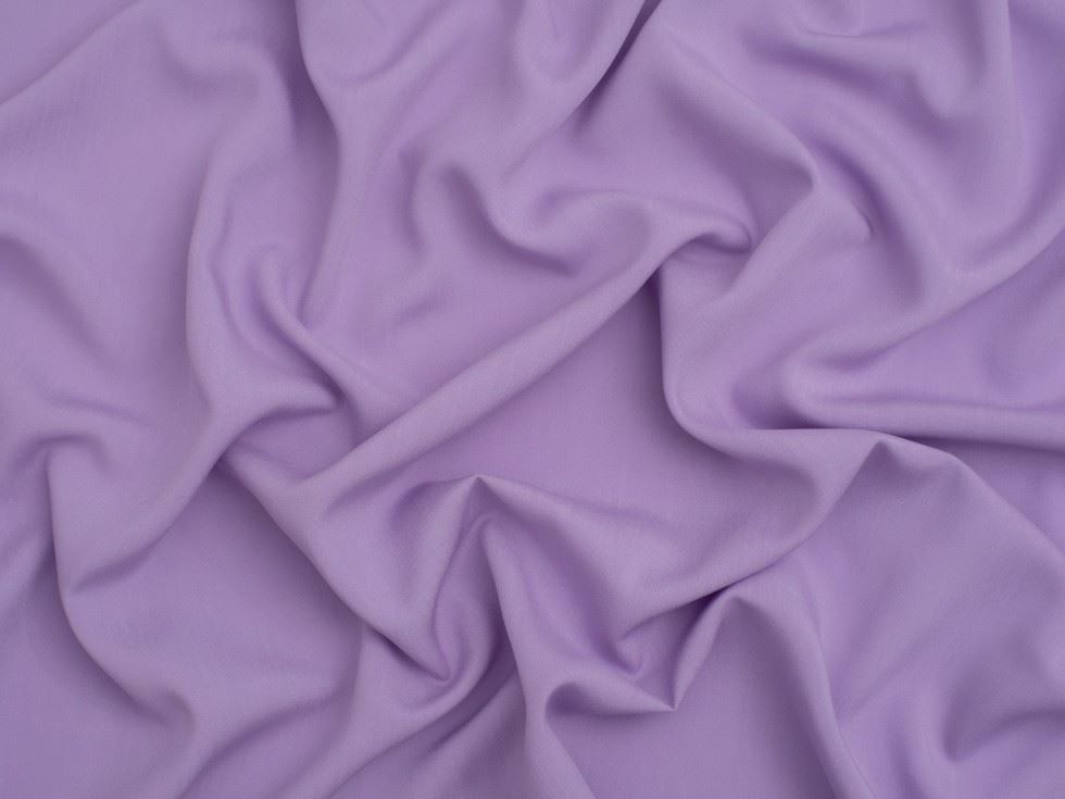 Minerva Core Range Vivid Lilac Viscose Poplin Fabric