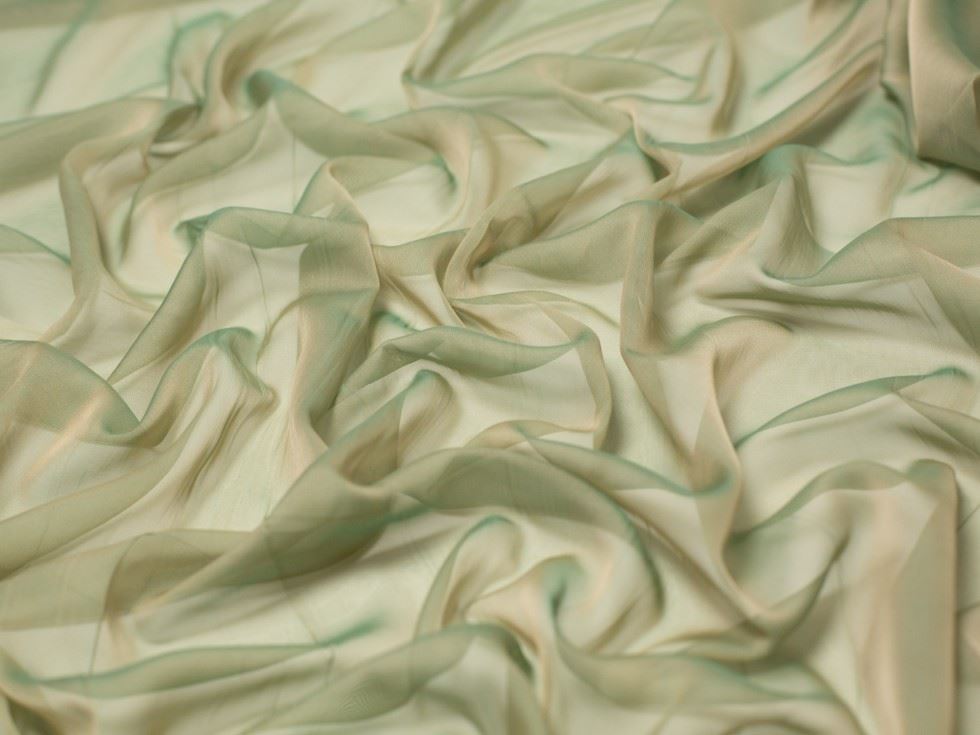 Minerva Core Range Cationic Sheer Chiffon Fabric Mocha
 