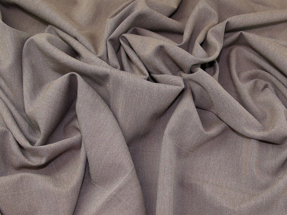 Lady McElroy Polyester Suiting Fabric Coffee Brown
 