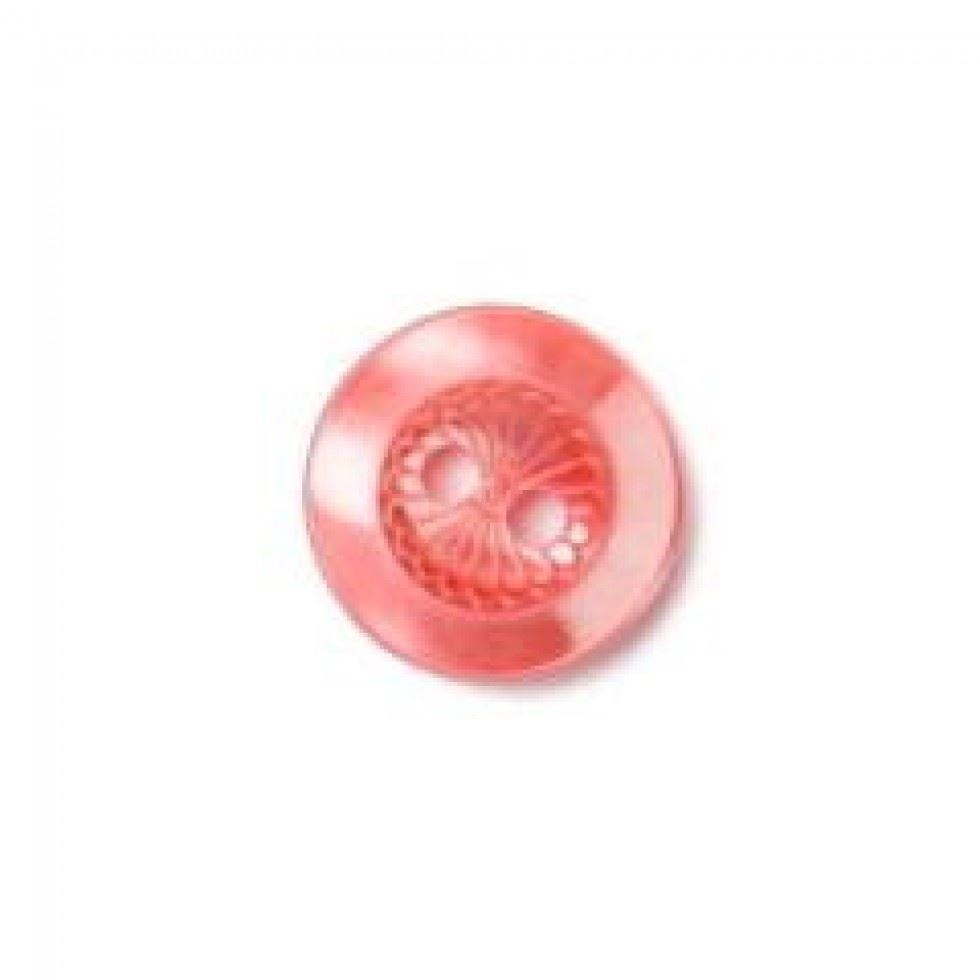 Crendon Red Round Geometric Inset Buttons (Value Pack)