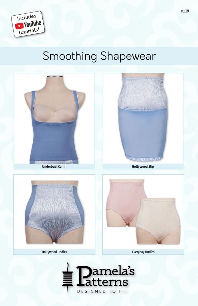 Pamelas Patterns Paper Sewing Pattern Smoothing Shapewear
 