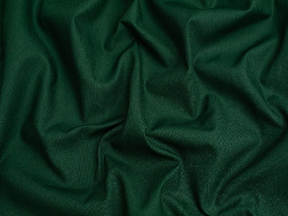 Minerva Core Range Polyester Cotton Drill Fabric Bottle Green
 