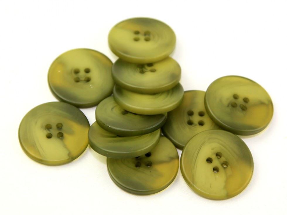 Dill Round Matte Buttons (Value Pack) Olive
 