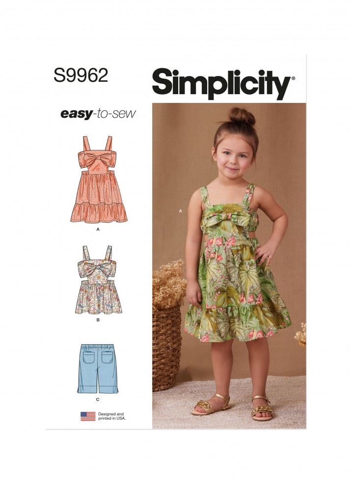 Simplicity Paper Sewing Pattern 9962
 