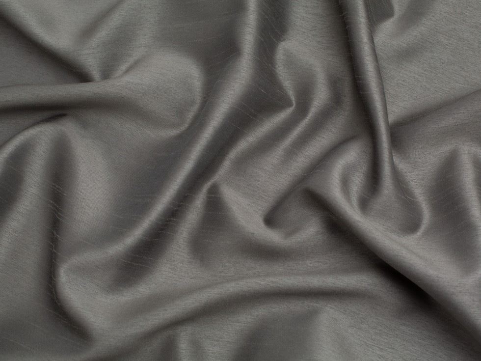 Minerva Core Range Pewter Shantung Dupion Fabric