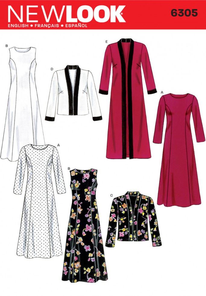 New Look Paper Sewing Pattern 6305
 