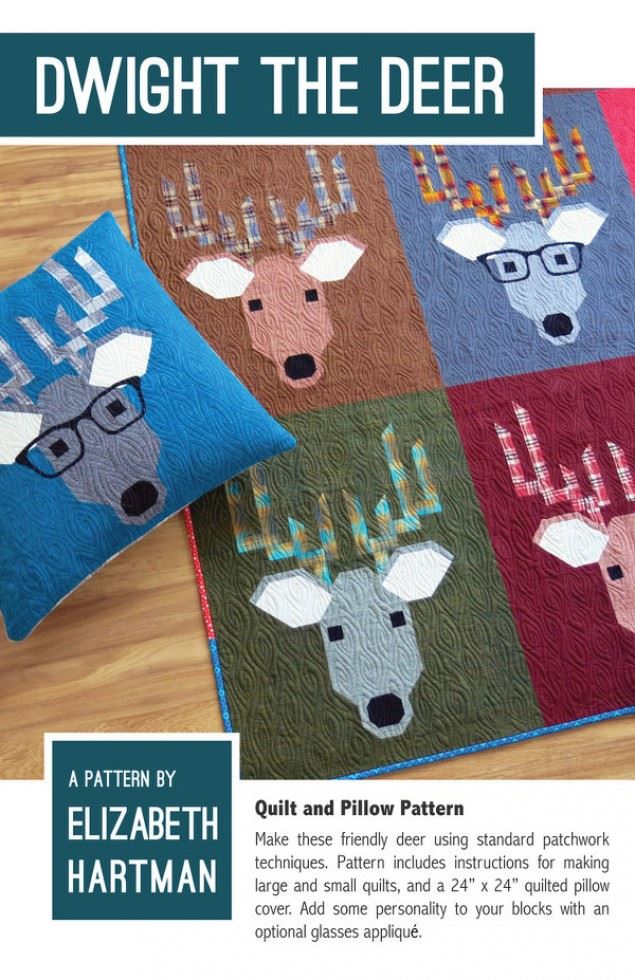 Elizabeth Hartman Quilting Pattern Dwight the Deer
 