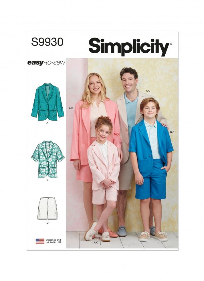 Simplicity Paper Sewing Pattern 9930
 