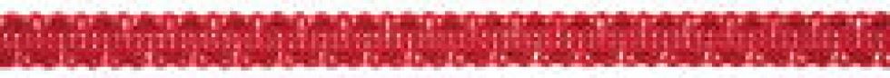 Essential Trimmings Red Gimped Braid Trim