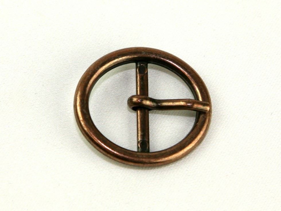 Oval Metal Buckle Bronze
 