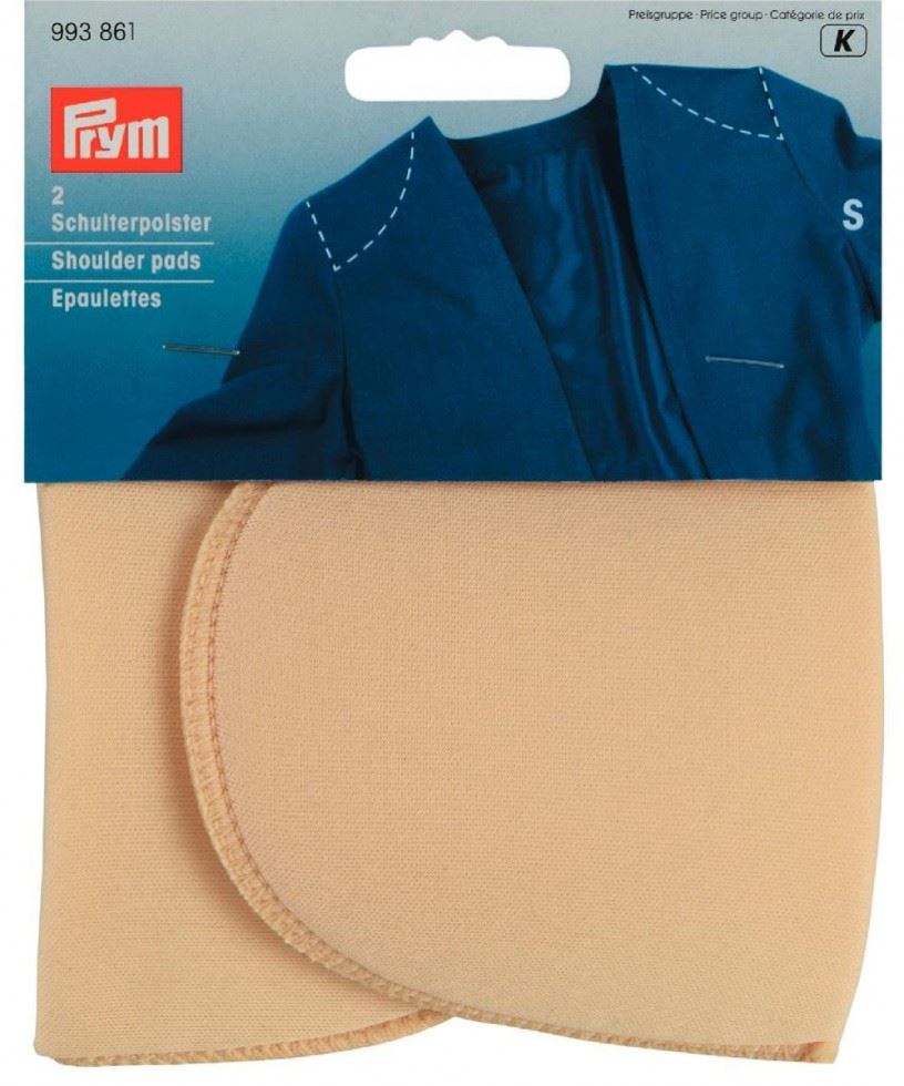 Prym Peach Set In Shoulder Pads