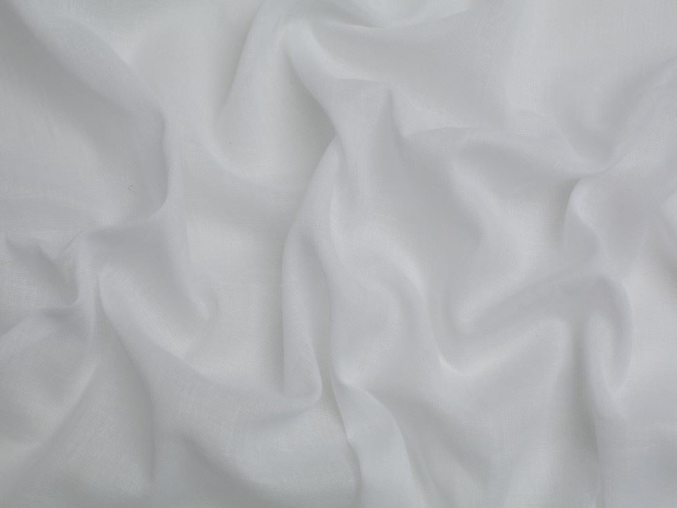 Minerva Core Range White Egyptian Draping Muslin Fabric