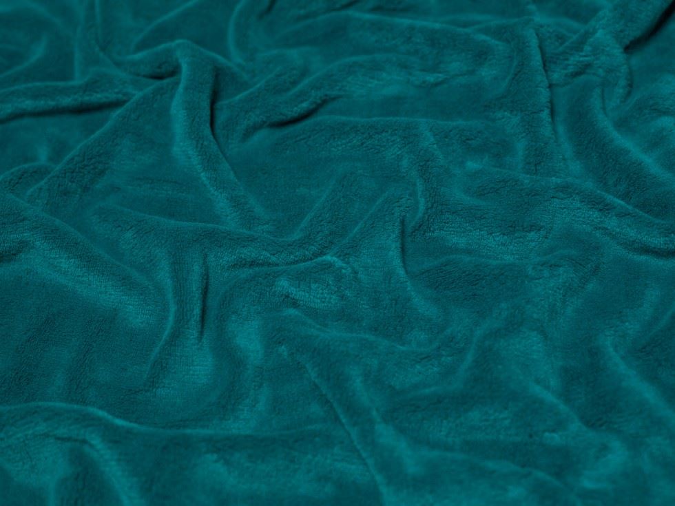 Minerva Core Range Peacock Super Soft Plush Cuddle Fleece Fabric