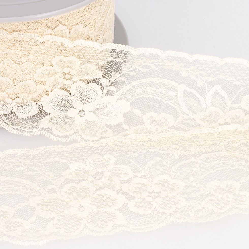 Stephanoise Rachel Lace Trim Beige
 