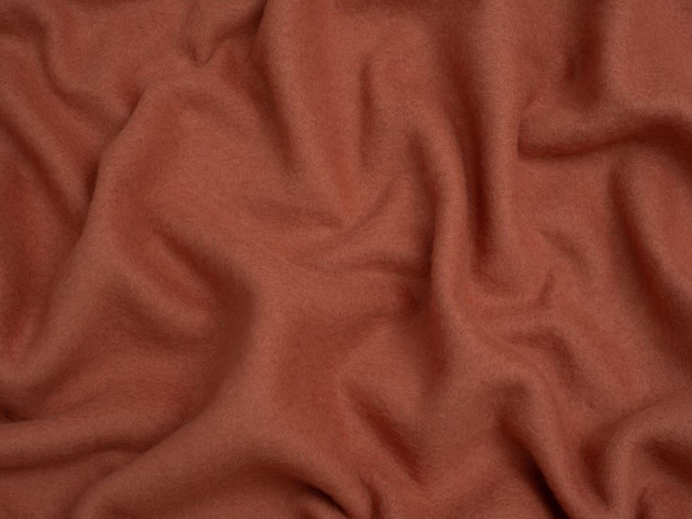 Minerva Core Range Redwood 100% Cotton Fleece Fabric