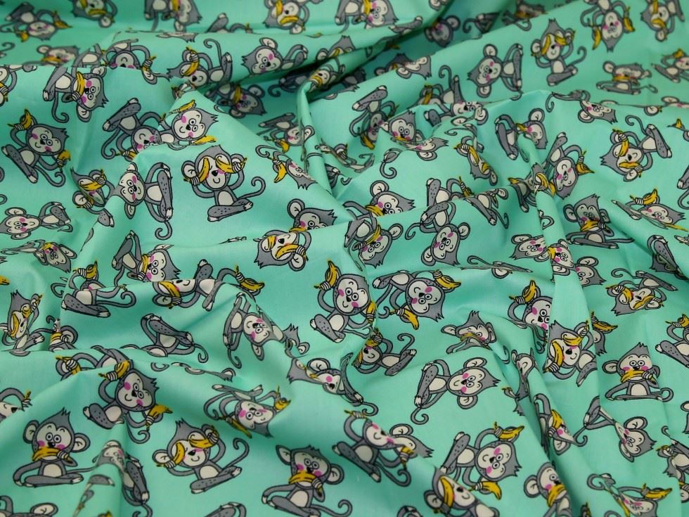 Mint Green Deadstock 100% Cotton Poplin Fabric