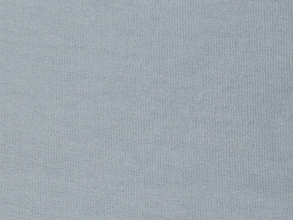 Stof France Blue Pul Coated Jersey Stretch Knit Fabric