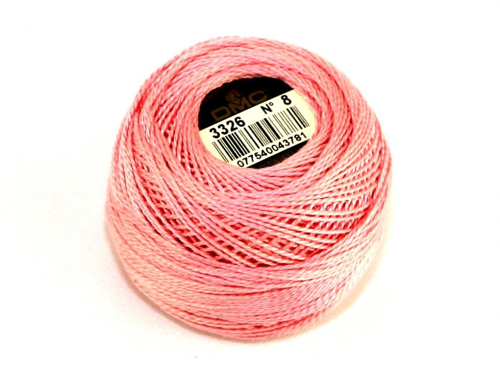 Dmc 3326 Size 8 Cotton Perle Thread