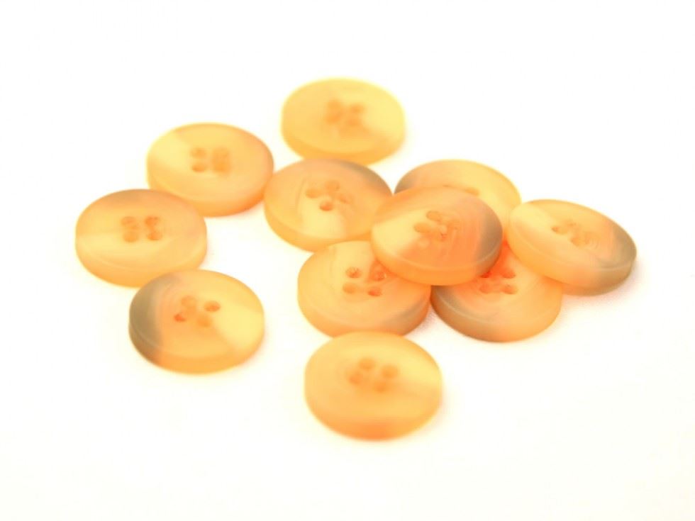 Dill Peach Round Matte Buttons (Value Pack)