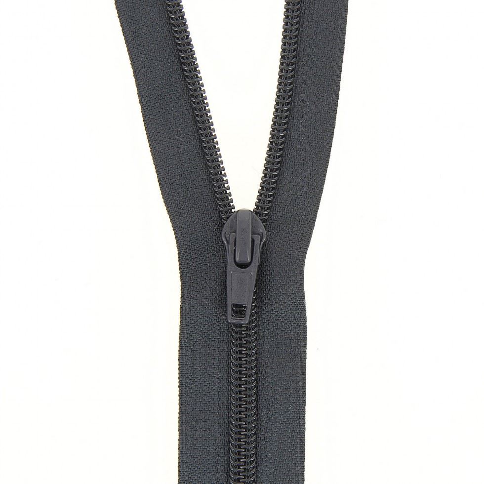 Milward Charcoal Nylon Open End Zips