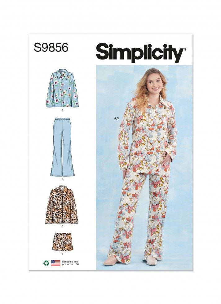 Minerva Sewing Pattern 9856 Simplicity Simplicity-9856-A