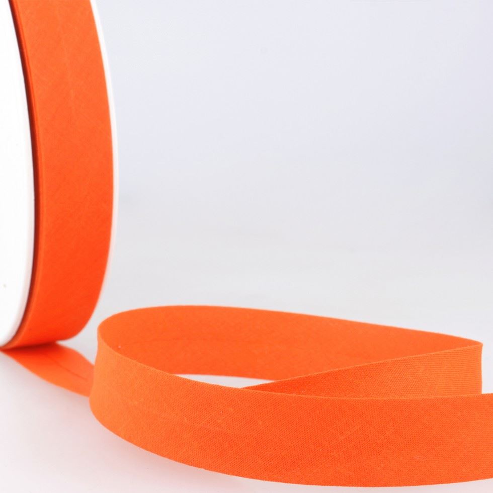 Stephanoise Polycotton Bias Binding Tape Orange