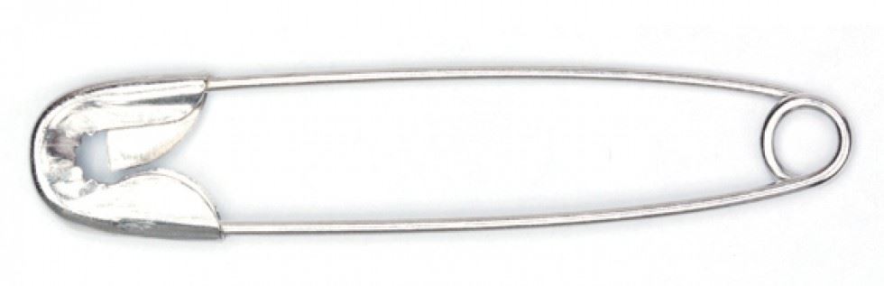 Hemline Silver Safety Pins (Value Pack)