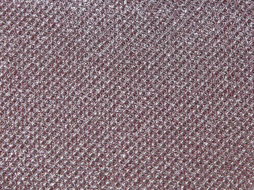 Stof France Lurex Glitter Faux Leather Fabric Pink
