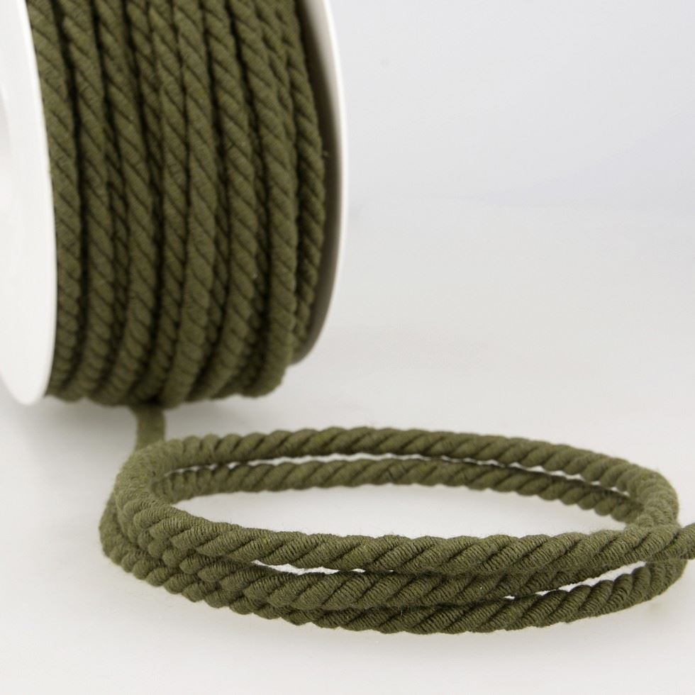 Stephanoise Round Cotton Cord Khaki