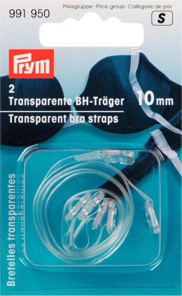 Prym Transparent Bra Straps Clear